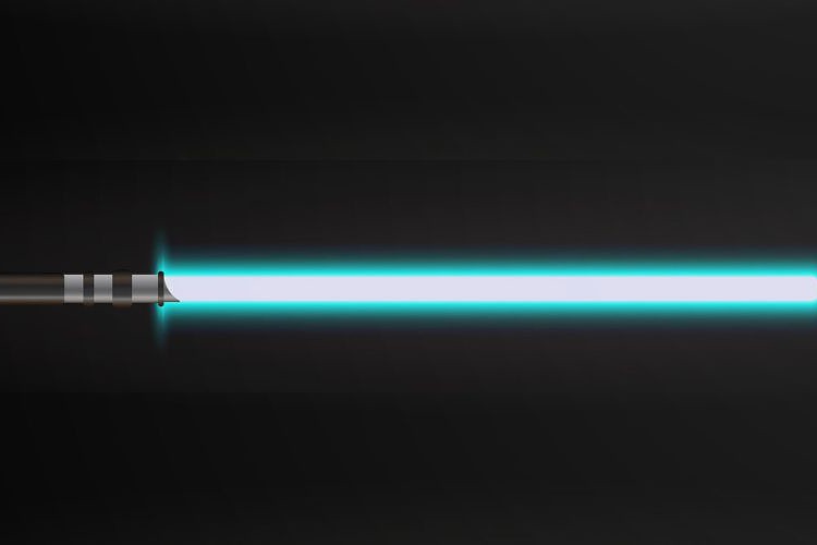 Cyan lightsaber