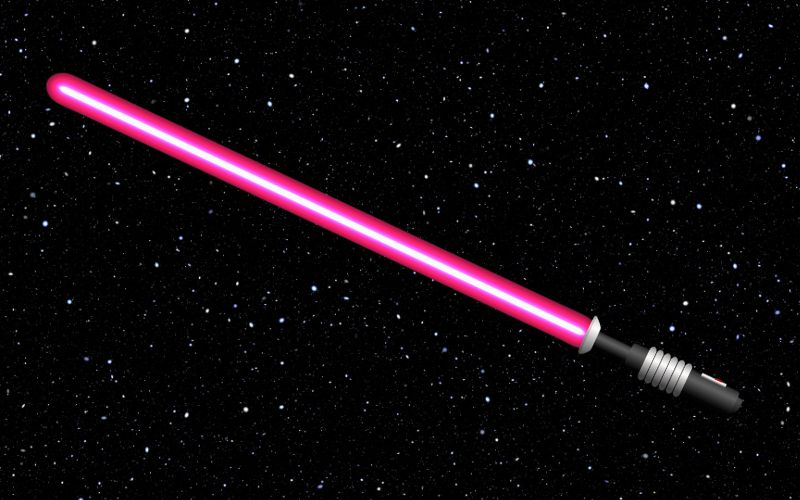 Magenta lightsaber