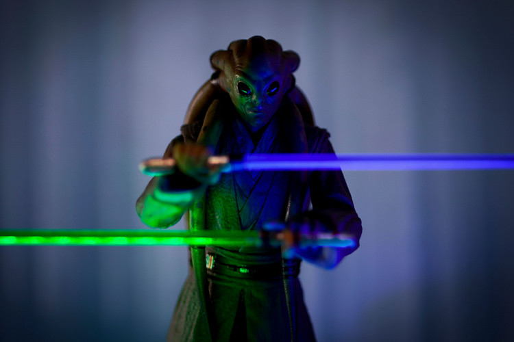 Jedi Master Kit Fisto with two lighsabers