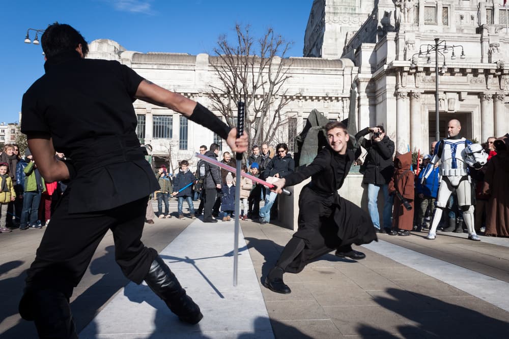 Lightsaber dueling