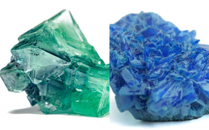 Green and Blue Krystals 