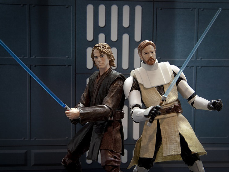 Anakin Skywalker and Obi-Wan Kenobi vs Count Dooku