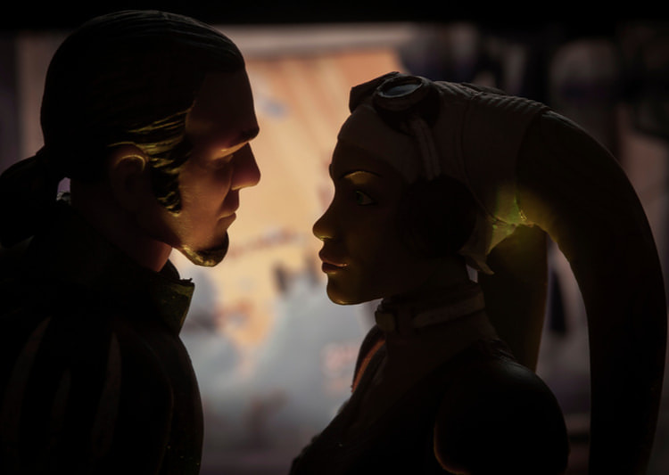 Jedi Kanan Jarrus with Hera Syndulla in Star Wars