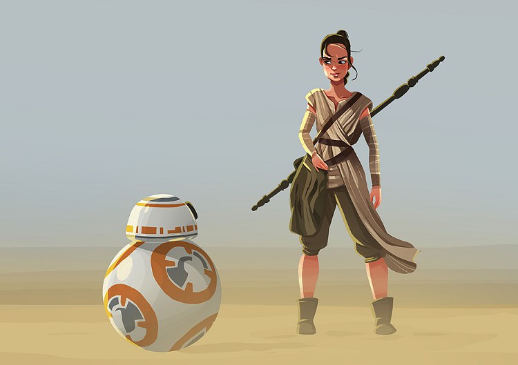 Rey and her new Jedi Order