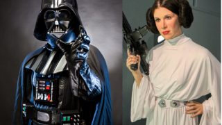 Darth Vader and Leia
