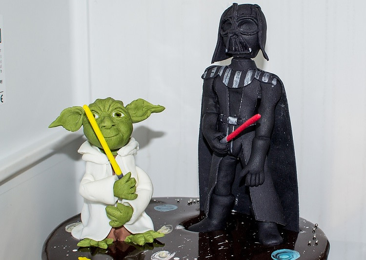 Yoda Master and Darth Vader