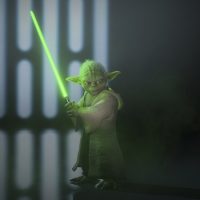 Yoda against Palpatine