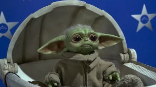 how heavy Baby Yoda is