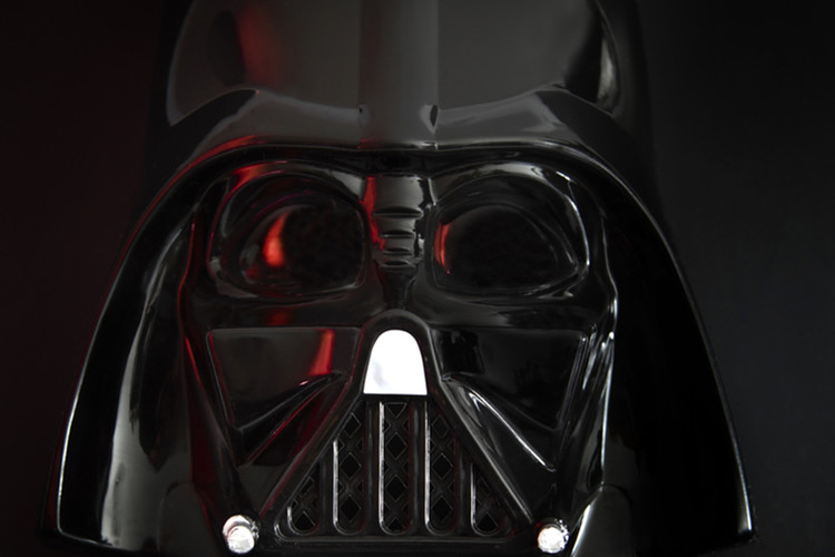Vader with his mask