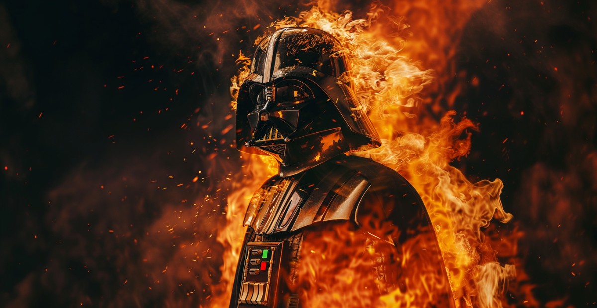 How Bad Was Darth Vader Burned?