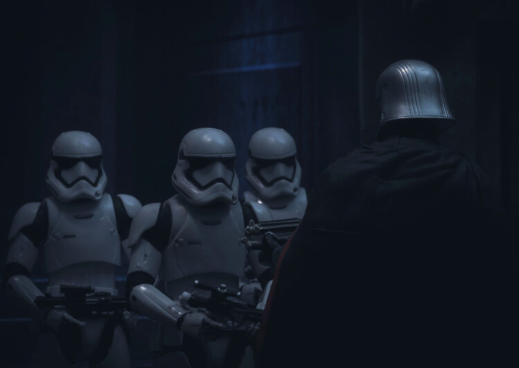 Stormtroopers in the First Order are trained by Captain Phasma