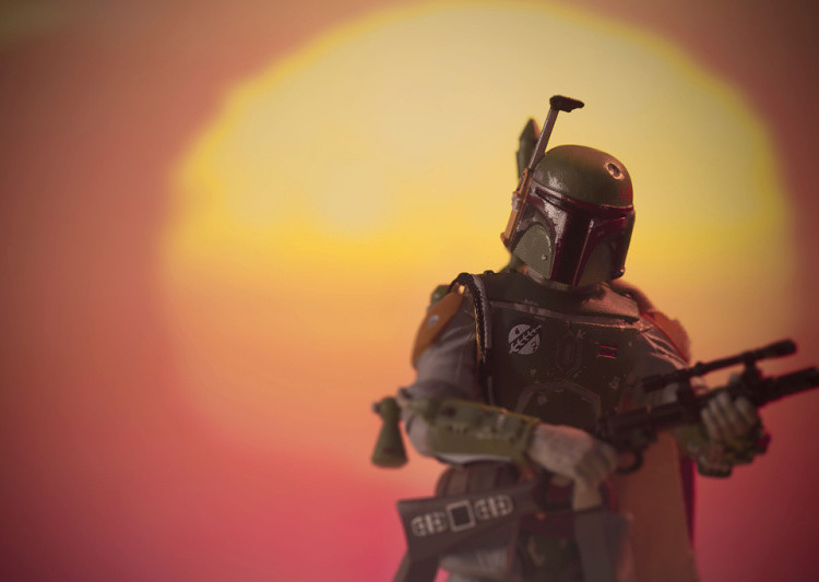 Bounty Hunger Boba Fett on Tatooine