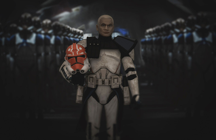 Captain Rex and Clone Troopers