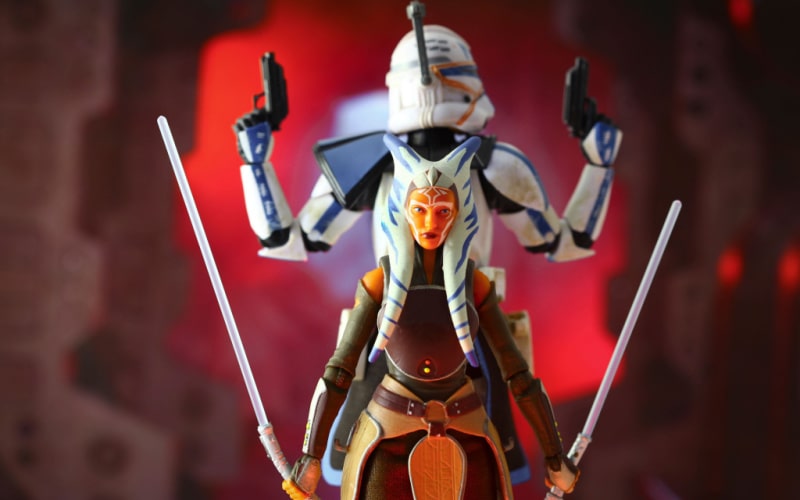 Jedi Padawan Ahsoka Tano and Clone Captain Rex