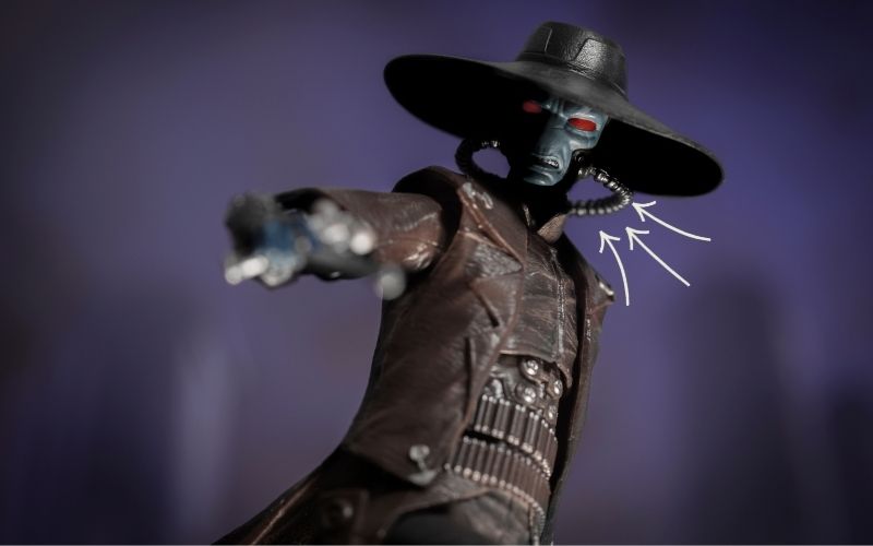 Cad Bane with breathing tubes