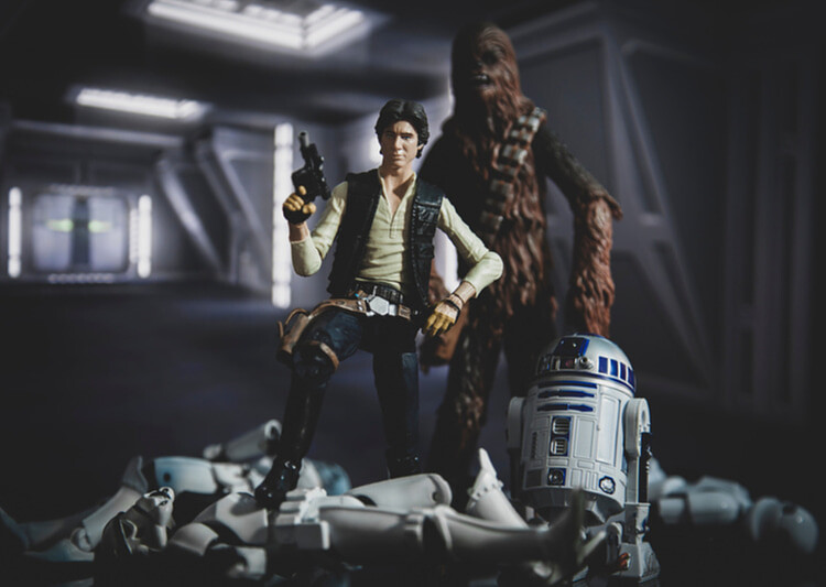 Chewbacca and Han Solo