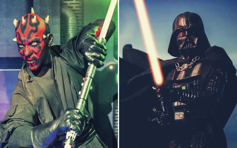 Comparing the power of Darth Maul and Darth Vader