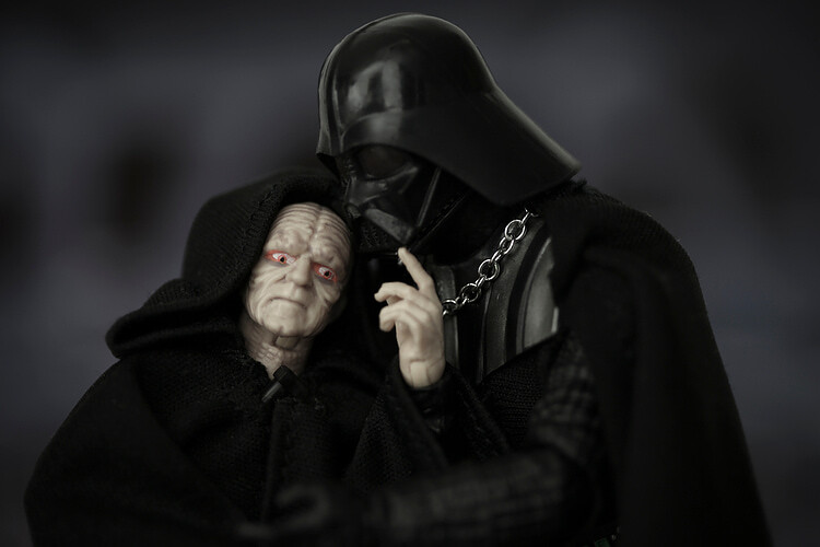 Darth Vader and Palpatine