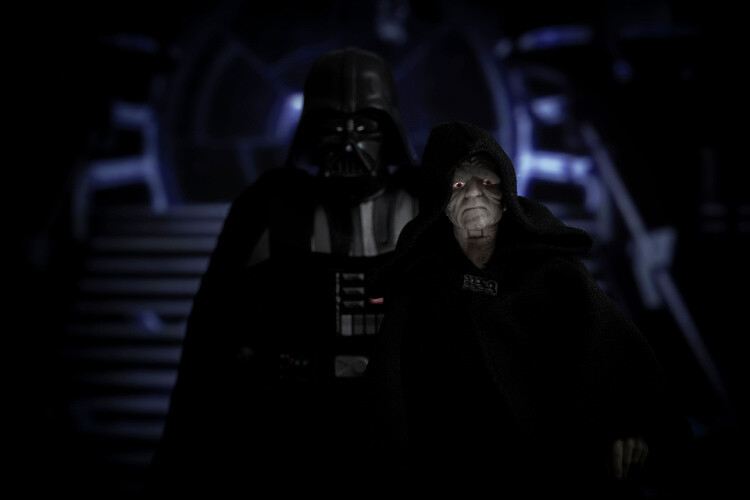 Emperor Palpatine and Sith Lord Darth Vader