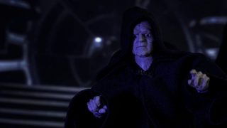 Sith Emperor Palpatine is using his power