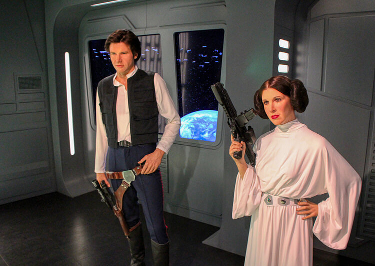 Leia Organa and Han Solo