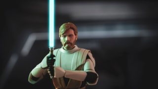 Obi-Wan Kenobi and his lightsaber