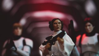 Princess Leia jailbreak on the Death Star in Star Wars A New Hope
