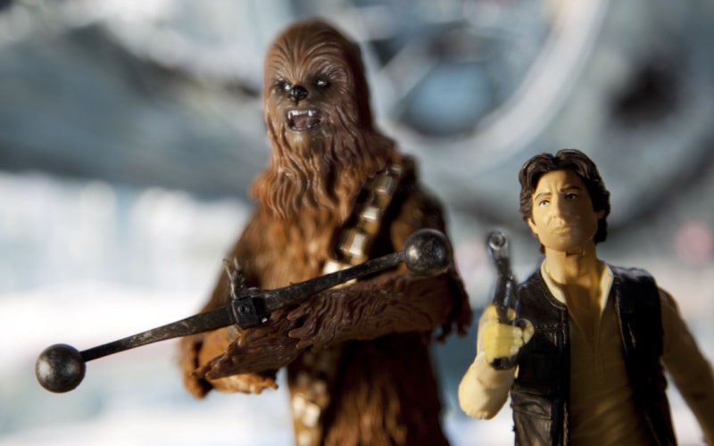 Han Solo and Chewbacca fight together in Star Wars