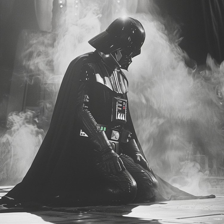 darth vader kneel