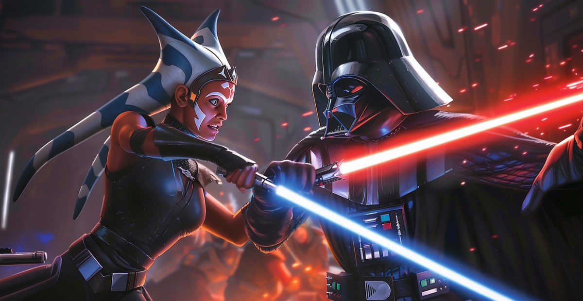 Ahsoka vs Darth Vader