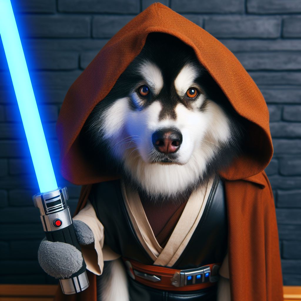 Anakin Skywalker dog version