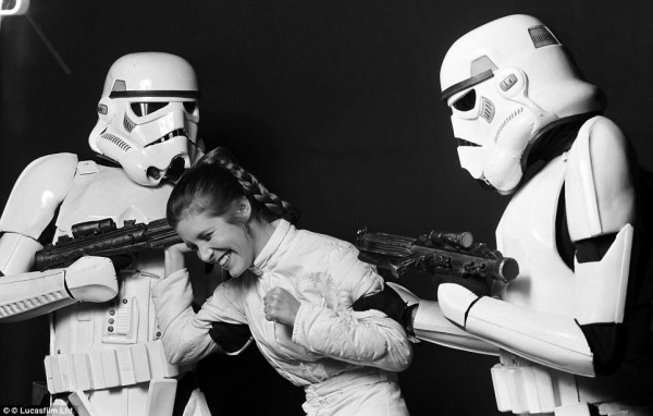 BTS-Leia and Stormtroopers