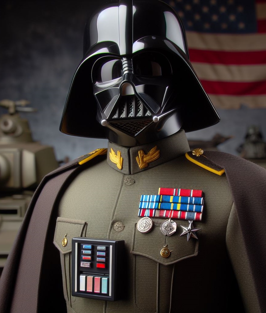 Darth Vader as a German general