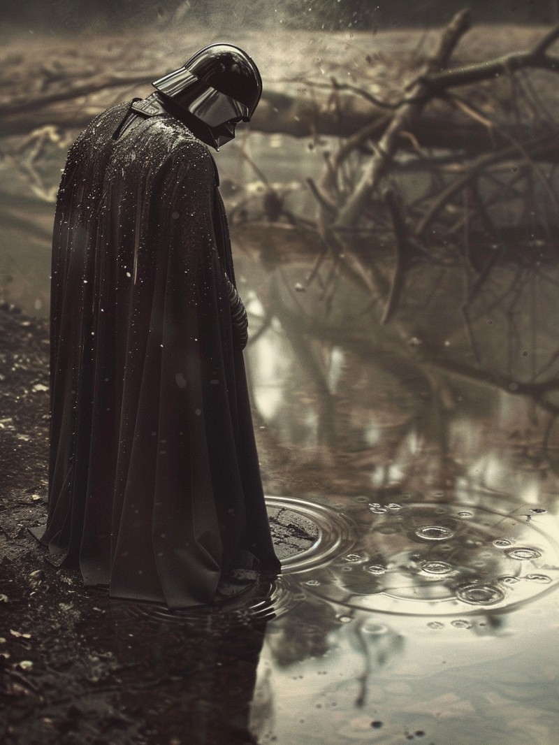 Darth Vader on the lake