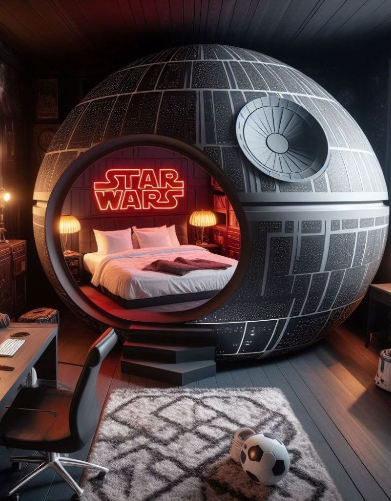 Death Star bedroom