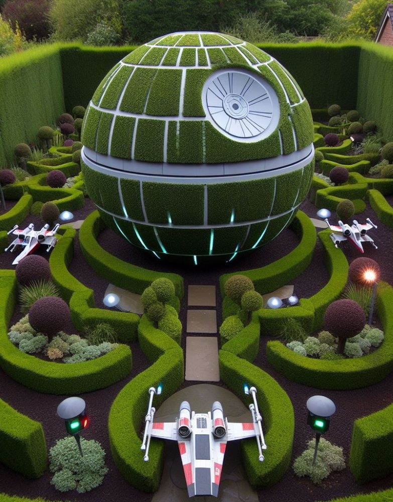 Death Star garden