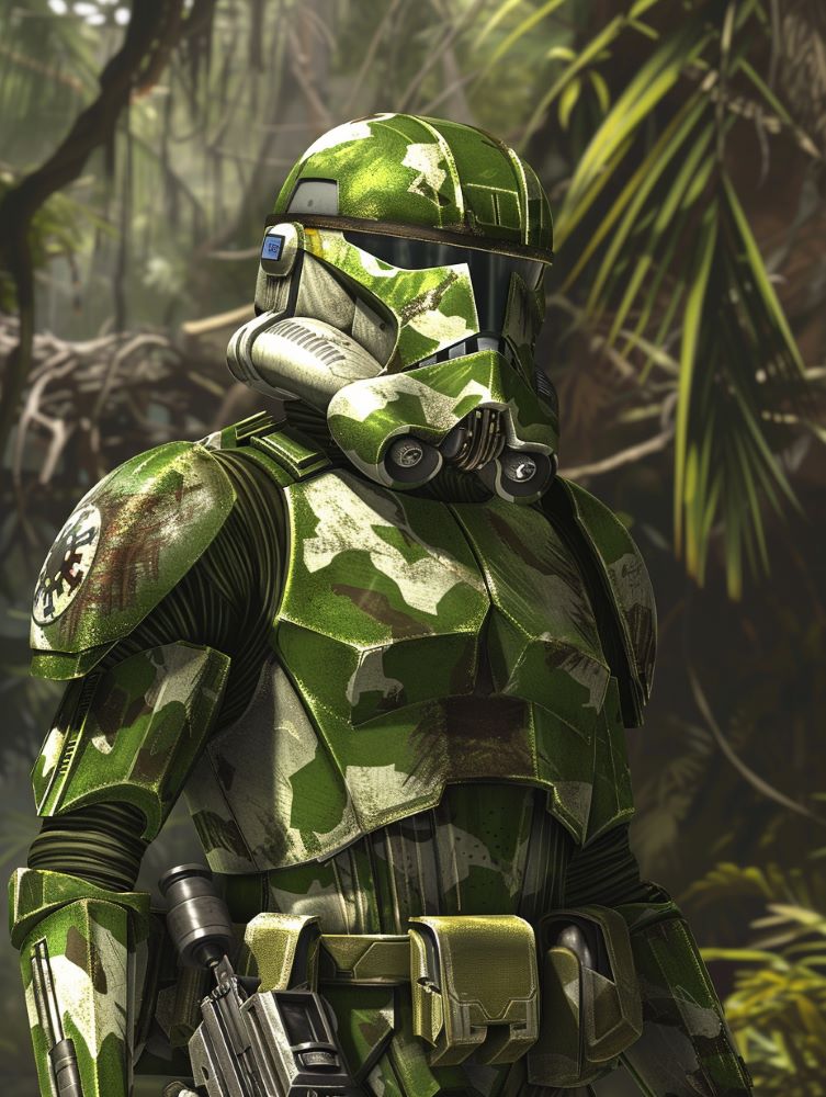 Green stormtrooper