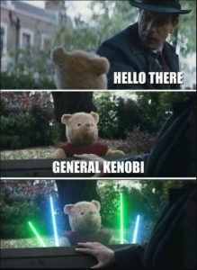 Hello there and general Kenobi