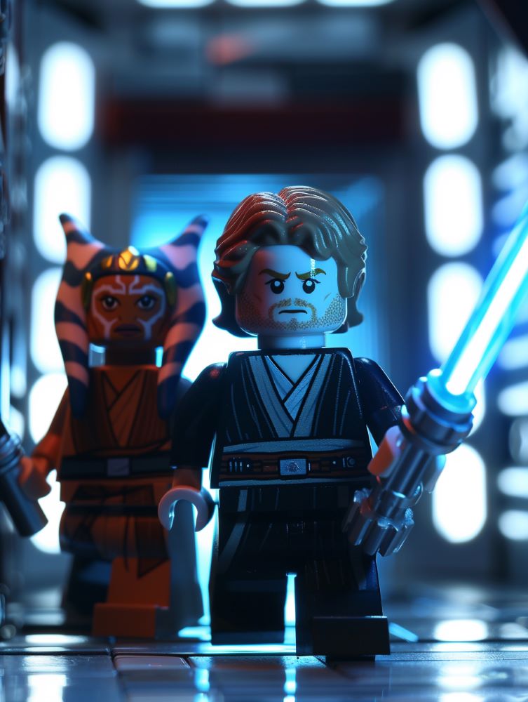 LEGO Anakin and Ahsoka