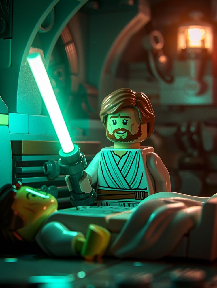 LEGO Luke and Ben Solo