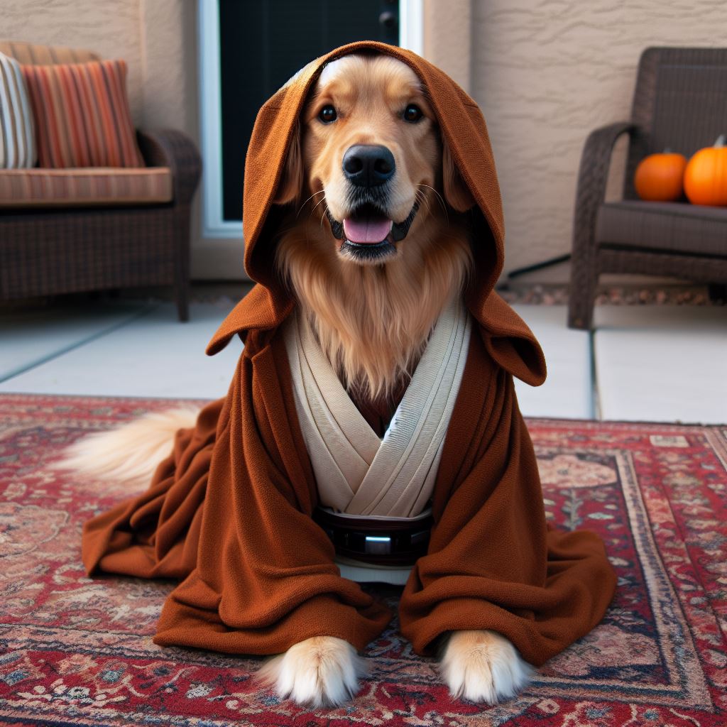 Obi-Wan Kenobi dog version