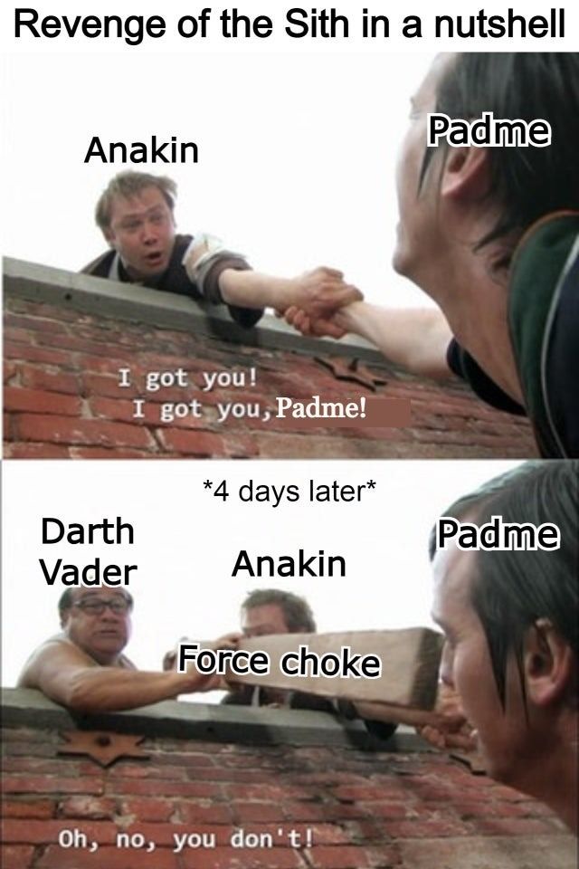 Revenge of the Sith in nutshell