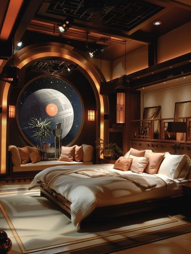 Space bedroom from Star Wars