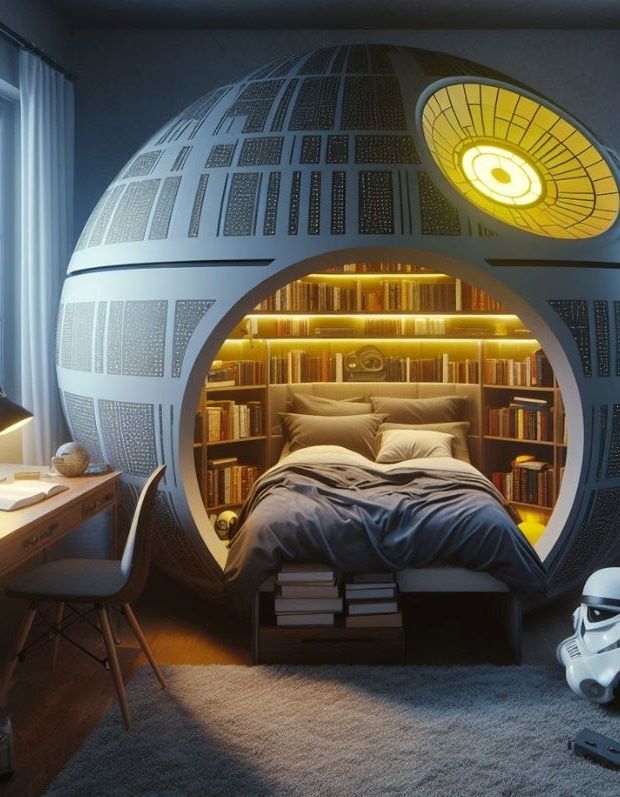 The death star bedroom