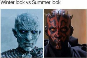 Winter Look vs Summer Look