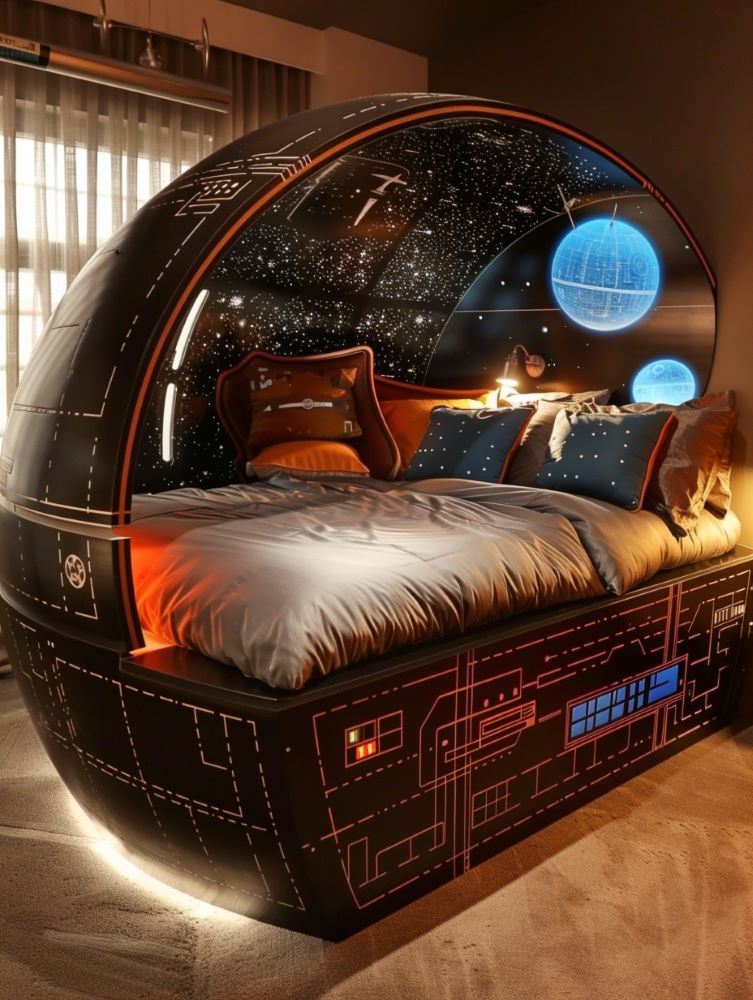 dream galactic Star Wars bedroom