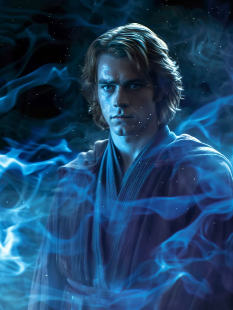 Anakin in the form of Force Ghost