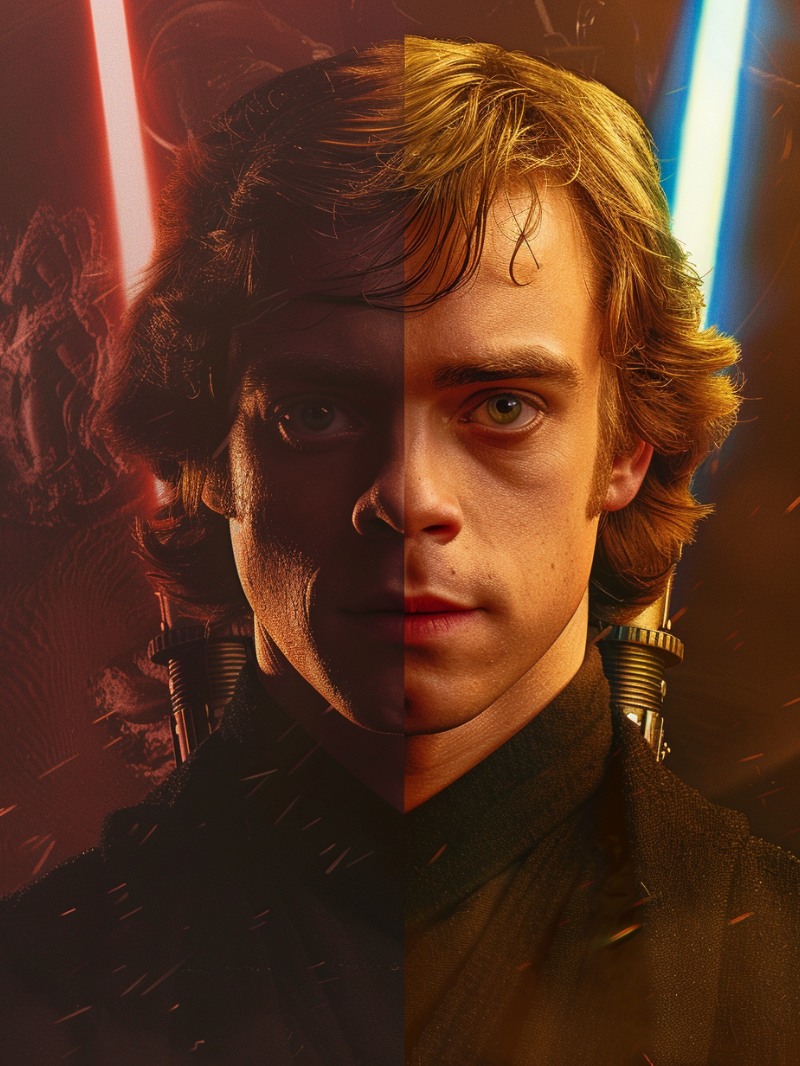 Anakin and Luke