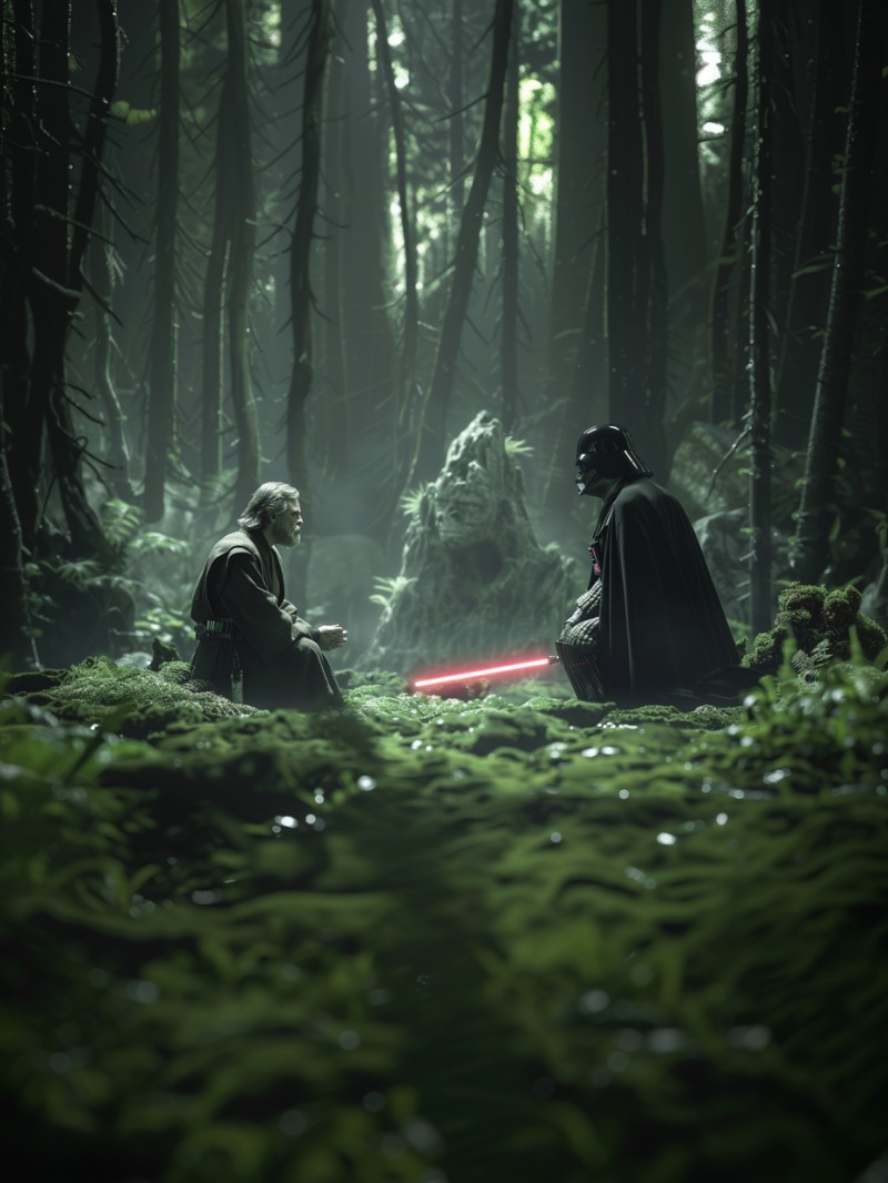 Darth Vader and Obi-wan (2)