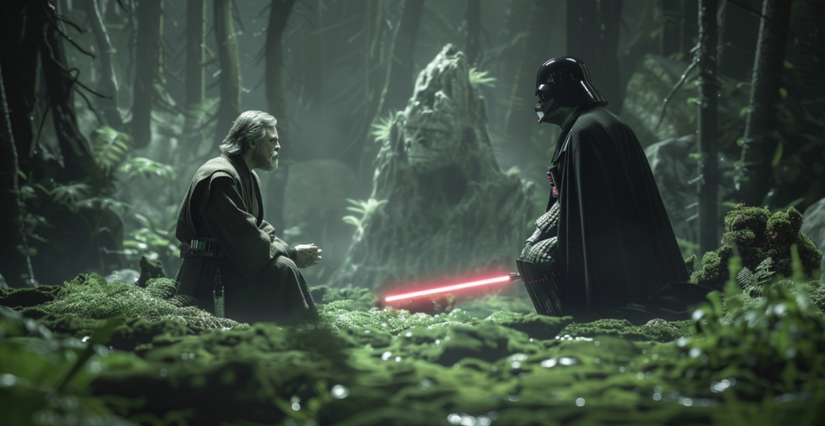 Darth Vader and Obi-wan
